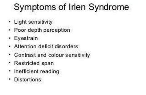 These are the symptoms of Irlen syndrome - MEDizzy