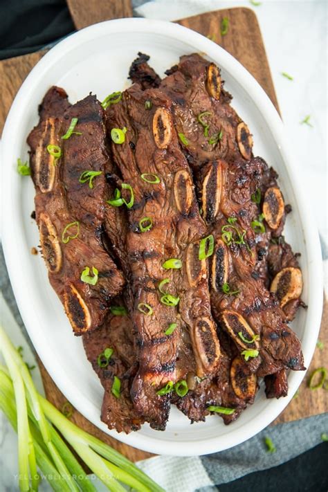 Korean Style Beef Ribs Marinade Recipe - Phillips Whilich