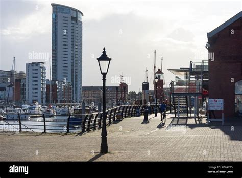 The Tawe Basin, Swansea Marina, Maritime Quarter, Swansea (Abertawe ...