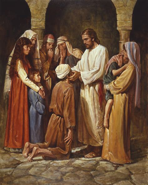 “Christ Healing the Blind Man,” by Del Parson