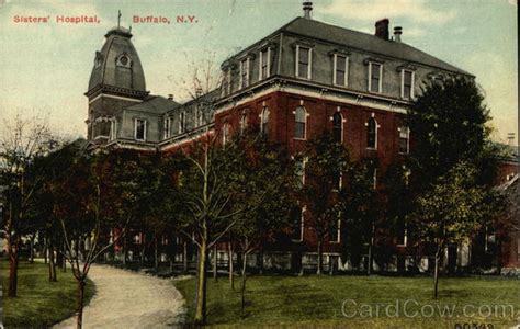 Sisters' Hospital Buffalo, NY Postcard