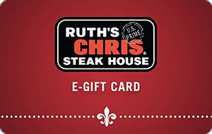 Buy Ruth's Chris Steak House Gift Cards | GiftCardGranny