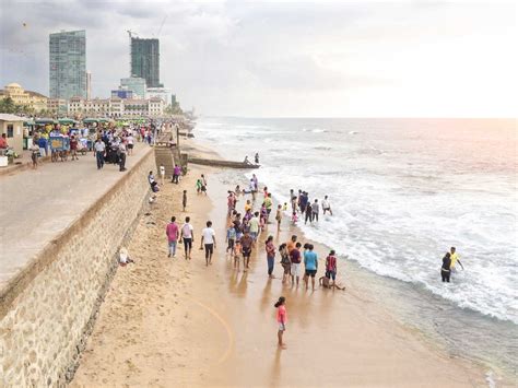 Colombo Beach, Colombo, Sri Lanka stock photo