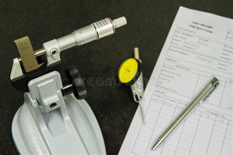 Calibration micrometer stock photo. Image of equipment - 36088550