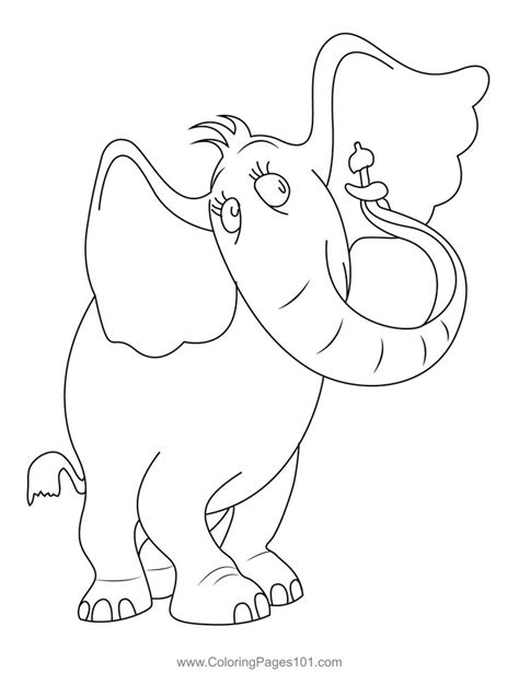 Horton The Elephant Coloring Page