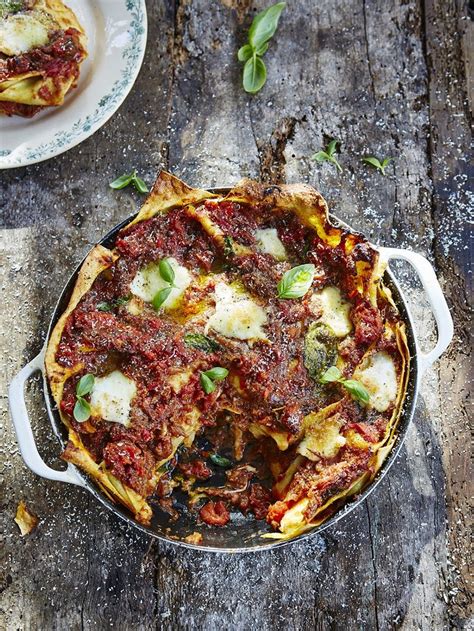 Vegetarian lasagne recipe | Jamie Oliver lasagne recipes