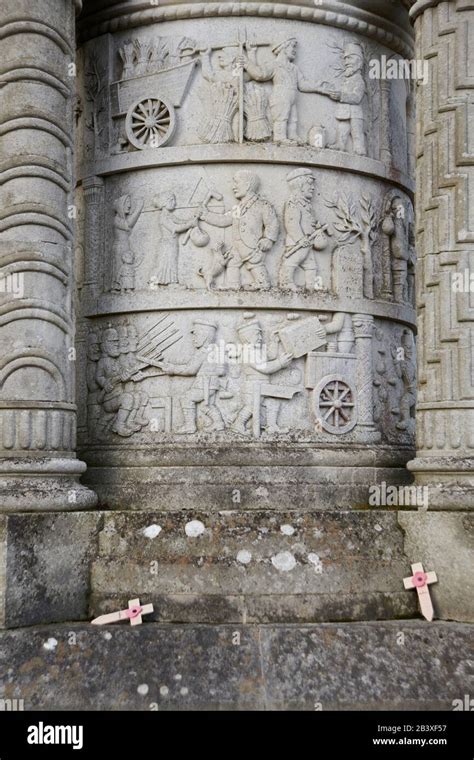 Wagoner’s Memorial monument, Sledmere Village, East Yorkshire, England ...