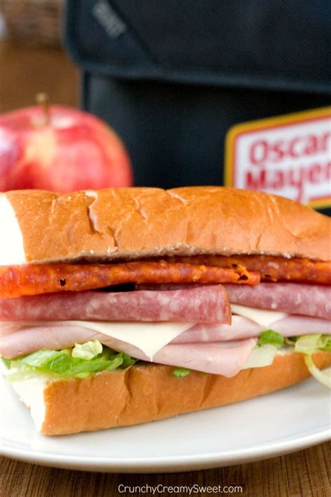 Italian Pepperoni Sandwich - Crunchy Creamy Sweet