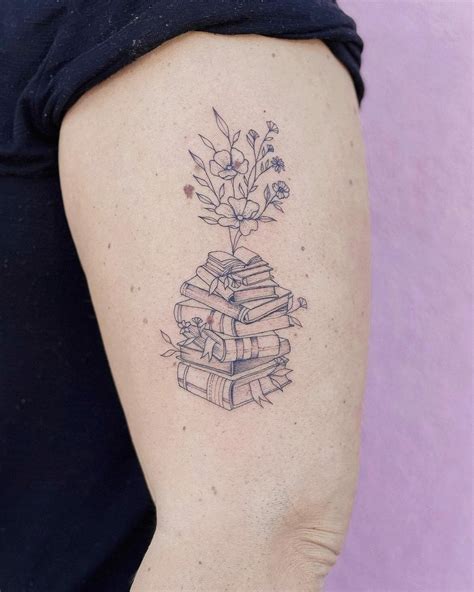 101 Best Stack of Books Tattoo Ideas That Will Blow Your Mind!