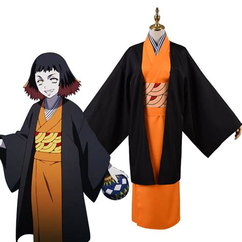 Demon Slayer Susamaru Cosplay Costume Kimono Dress Uniform Suit for Gi ...