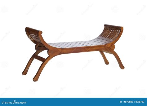 Long Wooden Chair Royalty Free Stock Photos - Image: 14878888