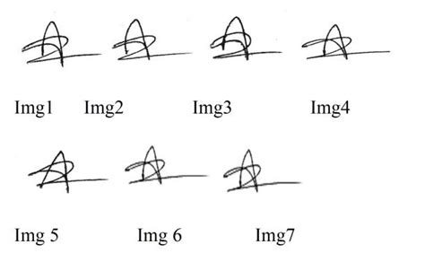 Scanned Signature Images | Download Scientific Diagram