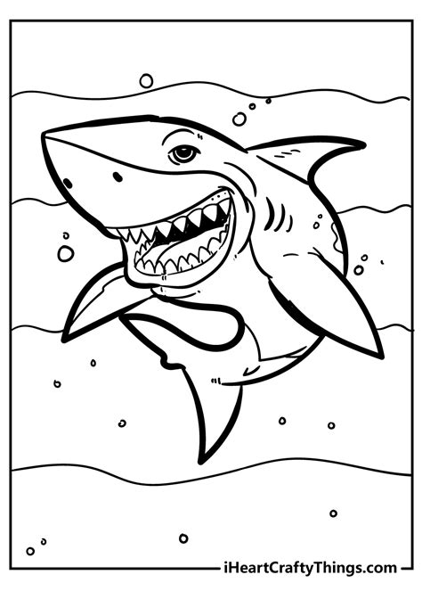 Shark Pictures To Coloring Pages