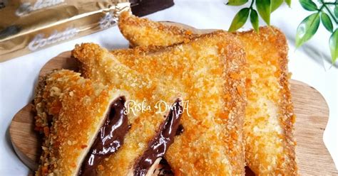 Resep Roti Tawar Goreng Isi Coklat oleh Riska Dwi A - Cookpad