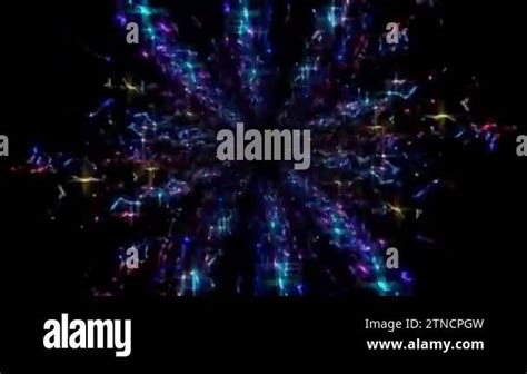 animation of light tunnel stage for your video backgrounds, concert ...