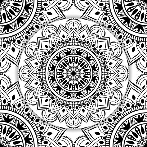 Ornamental mandala adult colouring book page. style colouring page ...