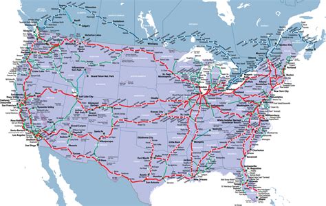 Amtrak California Zephyr Route Map - Printable Maps