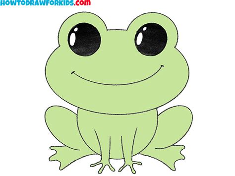 How to Draw an Easy Frog - Easy Drawing Tutorial For Kids