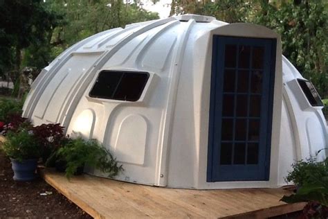 Fiberglass dome house