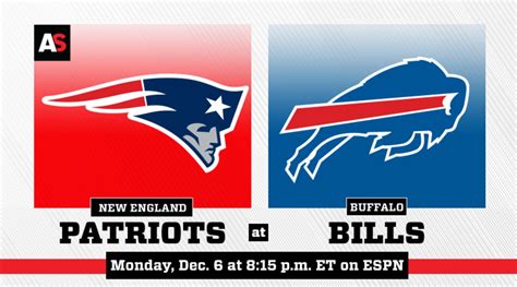 Monday Night Football: New England Patriots vs. Buffalo Bills ...