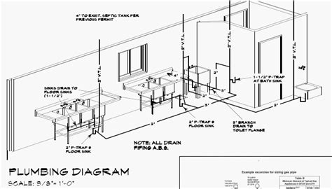 plumbing riser diagram | Template