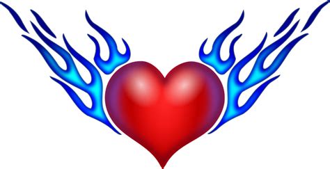 Heart with flames easy to draw flaming heart design cc youtube clip art ...