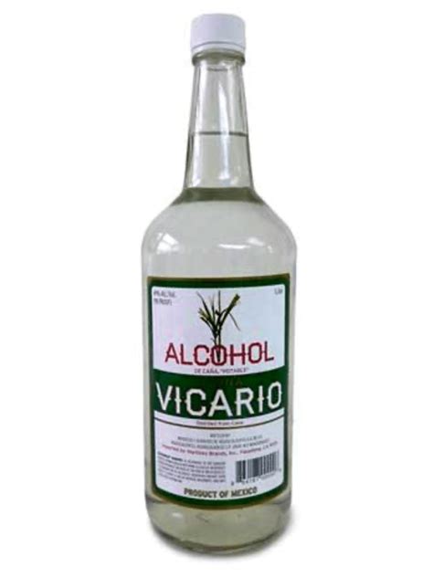 Vicario 98 Proof Sugar Cane Alcohol 1L