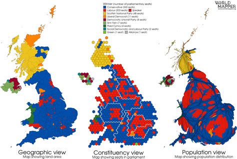 UK General Election 2019 - Worldmapper