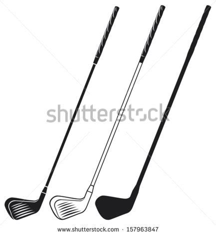 Golf Club Silhouette Vector at Vectorified.com | Collection of Golf ...