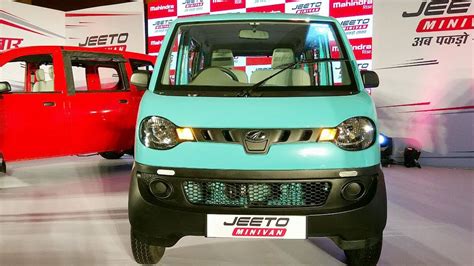 Mahindra Jeeto Minivan Launched At INR 3.45 Lakhs