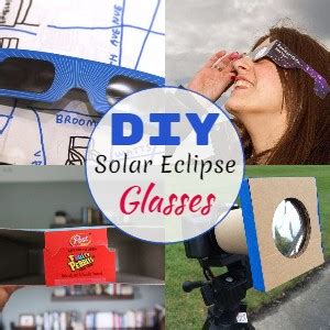 20 DIY Solar Eclipse Glasses - DIYnCrafty