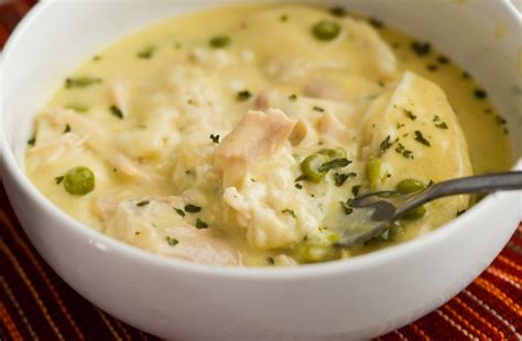 Easy Slow Cooker Chicken and Dumplings with Biscuits - Mommy Hates Cooking