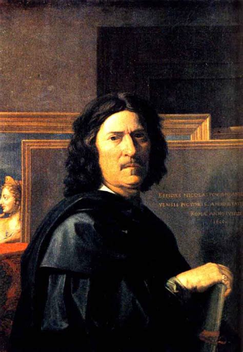 Self Portrait By Nicolas Poussin Art Reproduction from Cutler Miles.