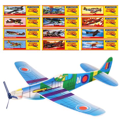 Aeroplane Toy Gliders - Assorted Designs - 20cm – Party Packs