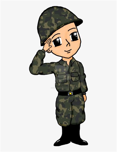 Cartoon Soldier Drawing