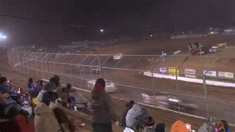 Talladega Short Track Ice Bowl 2015 KMSA Race - YouTube