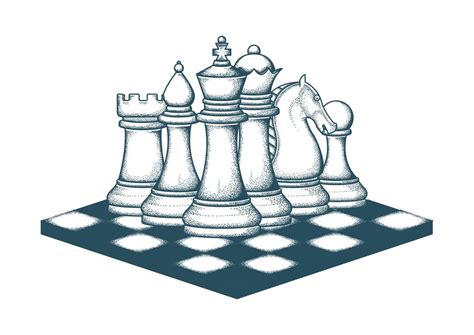 Chess set hand draw vector 10586913 Vector Art at Vecteezy