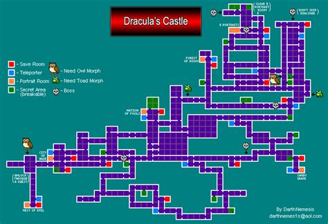 Dracula's Castle Map