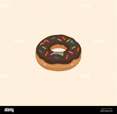 Donut vector isolated illustration. Donut icon Stock Vector Image & Art ...