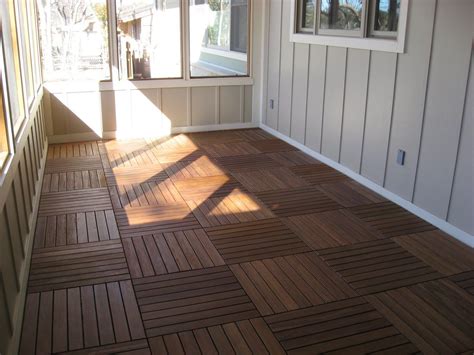 screen porch flooring ideas | Just for a minute, though, because we ...