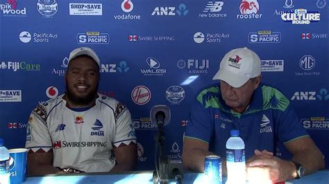 Swire Shipping Fijian Drua Culture Round Post-match Press Conference at ...