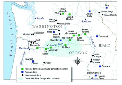 Bpa Dams Map