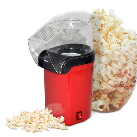 Electric Corn Popcorn Maker Machine 1200W Fast Hot Air Mini Popcorn ...