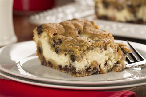 Chocolate Chip Cheesecake Bars Recipe | MrFood.com