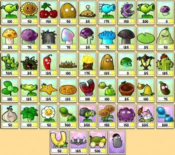 Plants vs zombies 1 characters - mserlguy