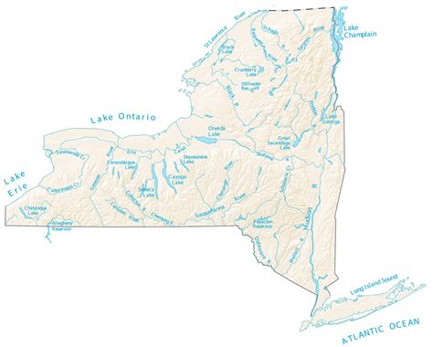 15+ Map of new york state rivers image HD – Wallpaper