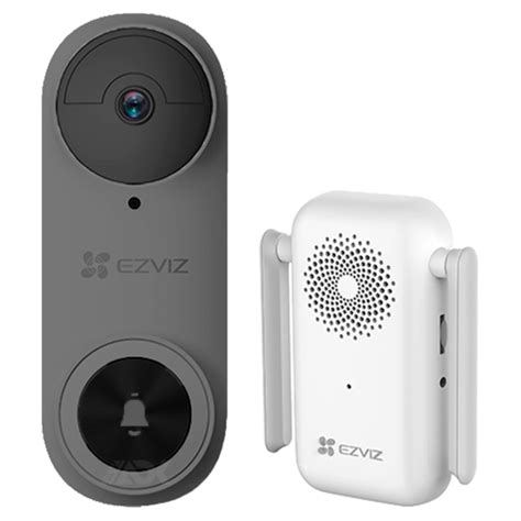 EZVIZ DB2 Pro Video Doorbell Wireless GREY | New Arrivals | Grax