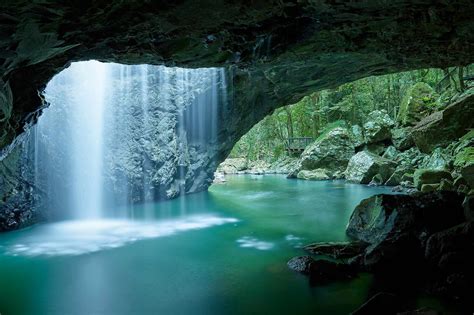 Crazy beautiful waterfall cave is crazy beautiful. Queensland ...