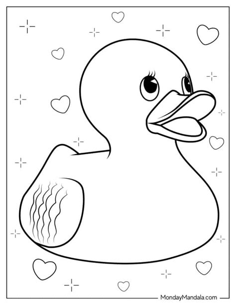 28 Cute Duck Coloring Pages (Free PDF Printables)