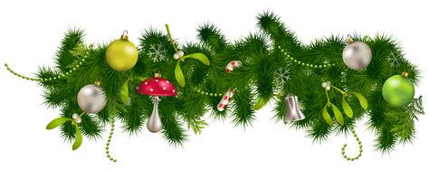 Christmas garland border png, Christmas garland border png Transparent ...